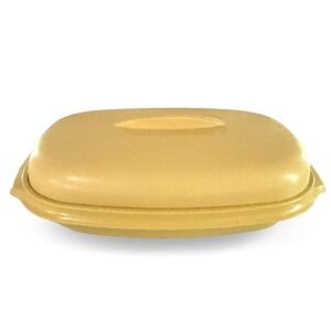 Vintage Tupperware Multi Server Harvest Gold 3 Piece Steamer